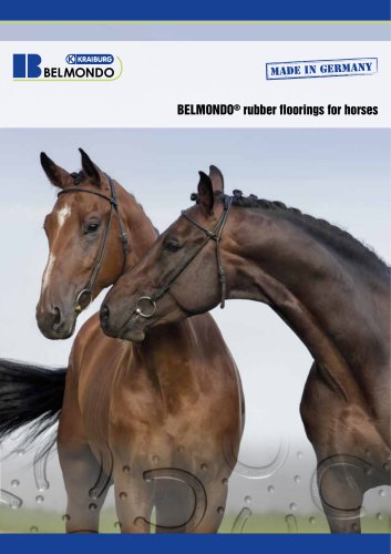 BELMONDO® rubber floorings for horses