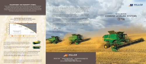HILLSIDE COMBINE LEVELING SYSTEMS