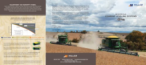 SIDEHILL COMBINE LEVELING SYSTEMS