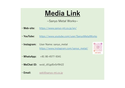 Social Network &  Contact