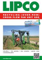 RECYCLING - (OVER - ROW) CROSS FLOW FAN UNIT GSG