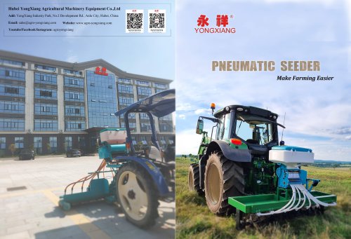 YongXiang Pneumatic Seeder Catalog