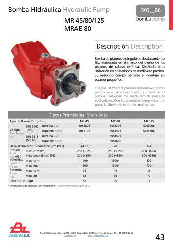 MR Piston Pump