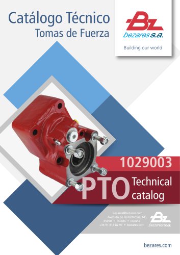PTO Technical catalog
