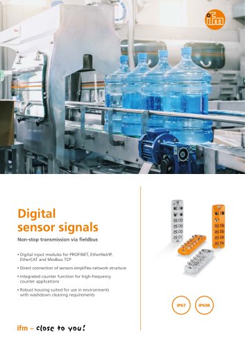 Digital sensor signals