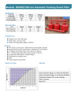 Modular 600-900-1200 mm Automatic Flushing Gravel Filter