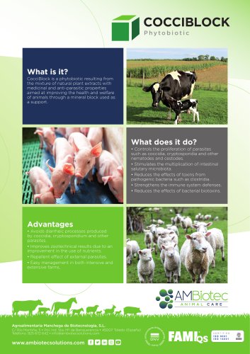 Cocciblock &middot; Product brochure