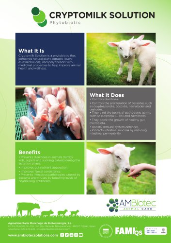 Cryptomilk Soluci&oacute;n &middot; Product brochure