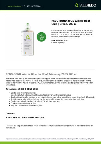 REDO-BOND 20GS