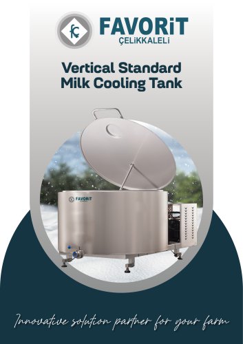 Vertical Standard  Milk Cooling Tank