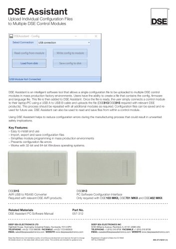 DSE Assistant 