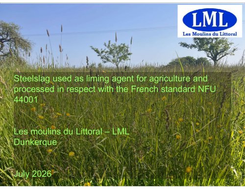 Liming agent Dunkerque Les Moulins du Littoral (LML)