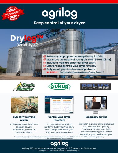 Drylog, drying that carries its weight (séchoir et silo-séchoir)