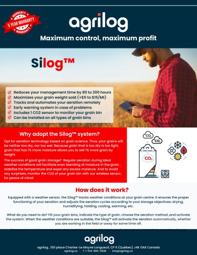Silog, the smart grain bin