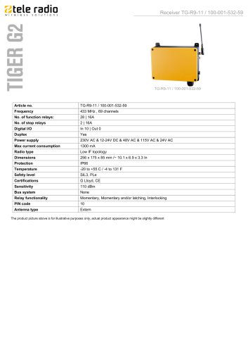 TG-R9-11 / 100-001-532-59