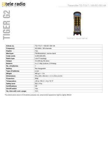 TG-T15-7 / 100-001-591-44