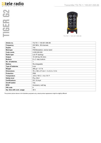 TG-T9-1 / 100-001-595-96
