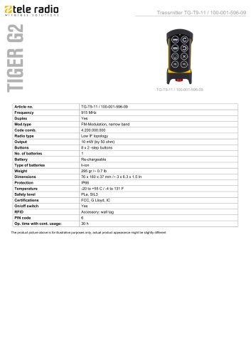 TG-T9-11 / 100-001-596-09