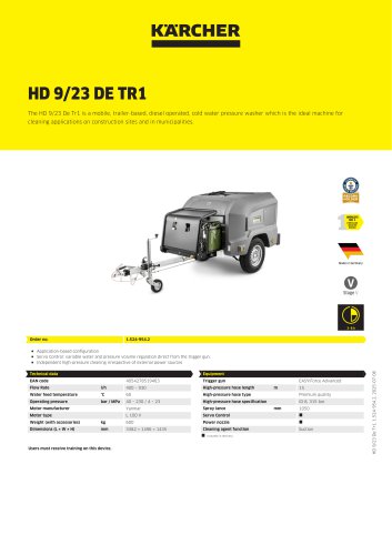 HD 9/23 DE TR1