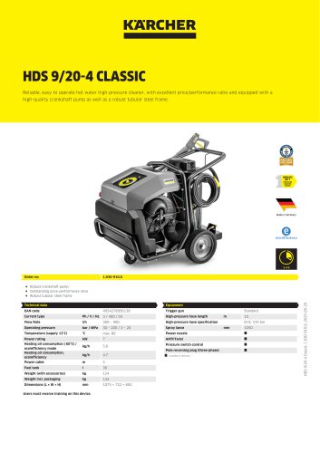 HDS 9/20-4 CLASSIC
