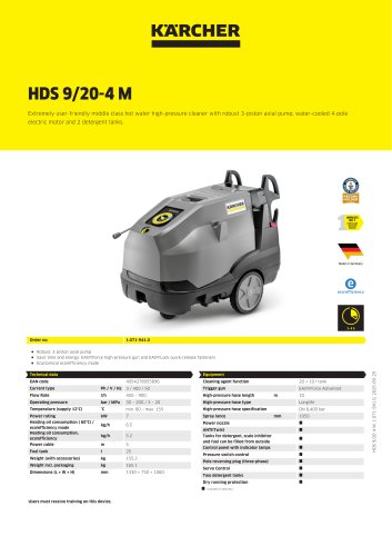 HDS 9/20-4 M