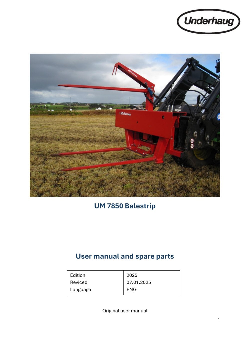 UM 7850 Balestrip - Underhaug AS